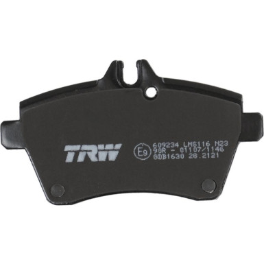 TRW | Bremsbelagsatz, Scheibenbremse | GDB1630