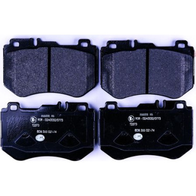 Hella | Bremsbelagsatz, Scheibenbremse | 8DB 355 021-741