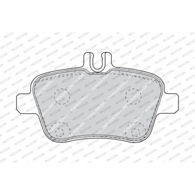 FDB4163 Bremsbelagsatz, Scheibenbremse PREMIER