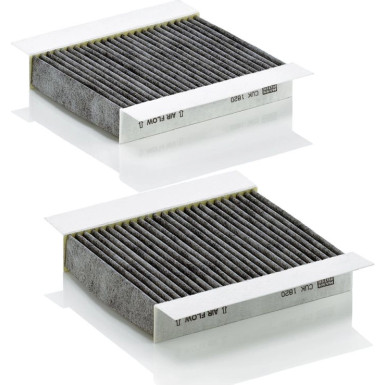 MANN-FILTER CUK 1820-2 Innenraumfilter, Aktivkohlefilter