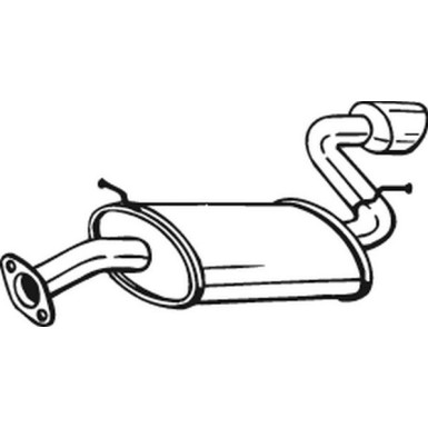 128-005 Endschalldämpfer 128-005 Endschalldämpfer
