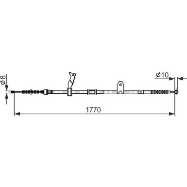 1 987 482 300 Seilzug, Feststellbremse