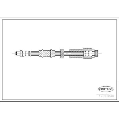 Corteco | Bremsschlauch | 19025840