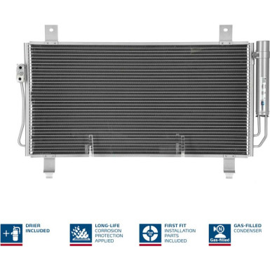 940435 Kondensator, Klimaanlage ** FIRST FIT ** 940435 Kondensator, Klimaanlage ** FIRST FIT **