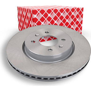 FEBI BILSTEIN 108438 Bremsscheibe Vorne Ø280mm, 4x100, innenbelüftet, beschichtet