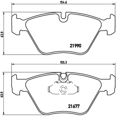 Brembo Bremsbelagsatz, Scheibenbremse PRIME LINE P 06 065