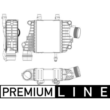 CI 410 000P Ladeluftkühler BEHR *** PREMIUM LINE *** CI 410 000P Ladeluftkühler BEHR *** PREMIUM LINE ***