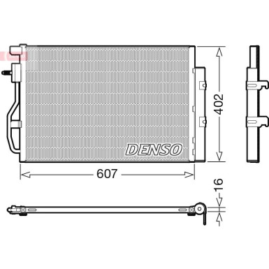 Denso | Kondensator, Klimaanlage | DCN15008