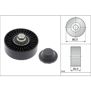532 0512 10 Umlenk-/Führungsrolle, Keilrippenriemen 532 0512 10 Umlenk-/Führungsrolle, Keilrippenriemen