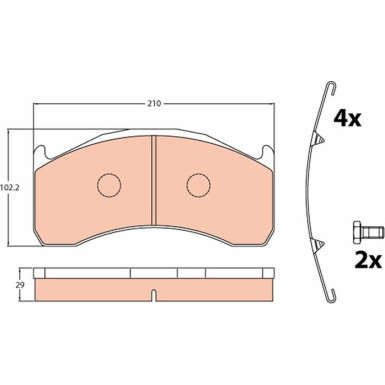 GDB5089 Bremsbelagsatz, Scheibenbremse GDB5089 Bremsbelagsatz, Scheibenbremse