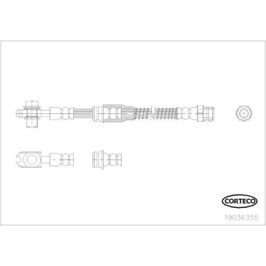 19036355 Bremsschlauch