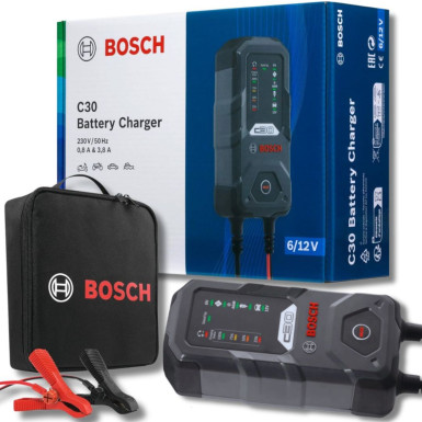 BOSCH C30 Batterieladegerät | 6V-12V | 3,8A | 0 189 911 030