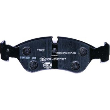 Hella | Bremsbelagsatz, Scheibenbremse | 8DB 355 007-761