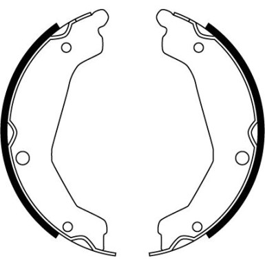 GS8763 Bremsbackensatz, Feststellbremse