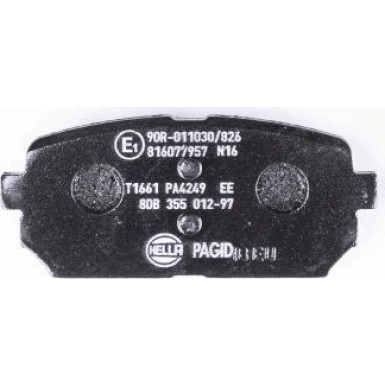 Hella Pagid | Bremsbelagsatz, Scheibenbremse | 8DB 355 012-971