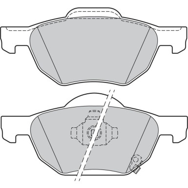 Valeo Bremsbelagsatz, Scheibenbremse ESSENTIAL 301824
