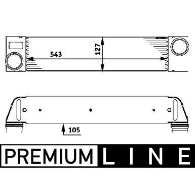 Mahle | Ladeluftkühler | CI 75 000P