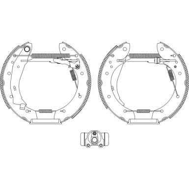 84053901 Bremsbackensatz Shoe Kit Pro