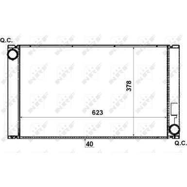 53731 Kühler, Motorkühlung 53731 Kühler, Motorkühlung