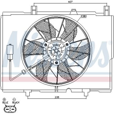 85489 Lüfter, Motorkühlung 85489 Lüfter, Motorkühlung