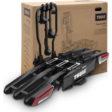 Thule EasyFold 3 Fahrradträger für Anhängerkupplung – 3 Bikes (945100)