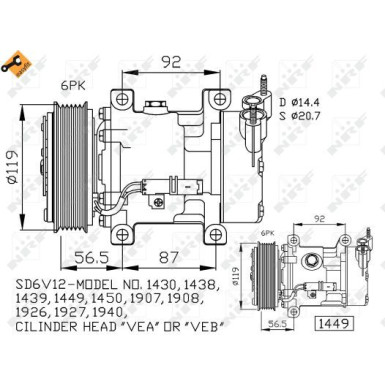 32227 Kompressor, Klimaanlage EASY FIT