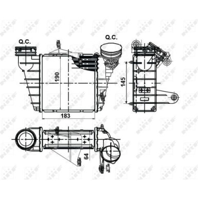 30476 Ladeluftkühler 30476 Ladeluftkühler