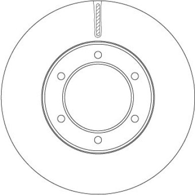 TRW | Bremsscheibe | DF7412
