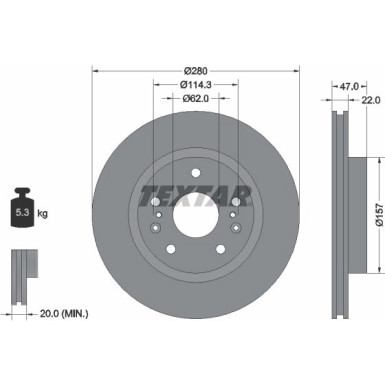 92268303 Bremsscheibe PRO