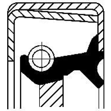 01019153B Wellendichtring, Schaltgetriebe