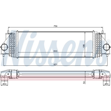 96525 Ladeluftkühler ** FIRST FIT **