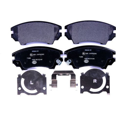 Hella Pagid | Bremsbelagsatz, Scheibenbremse | 8DB 355 013-041