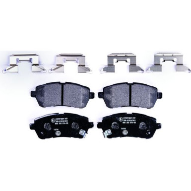 Hella | Bremsbelagsatz, Scheibenbremse | 8DB 355 014-001