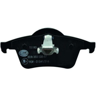 Hella | Bremsbelagsatz, Scheibenbremse | 8DB 355 008-871