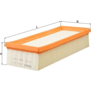 LX 632 Luftfilter LX 632 Luftfilter