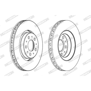Ferodo | Bremsscheibe | DDF1078C
