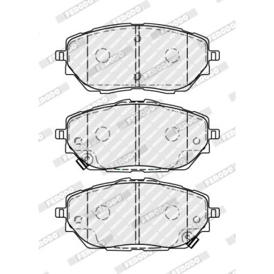Ferodo | Bremsbelagsatz, Scheibenbremse | FDB5146