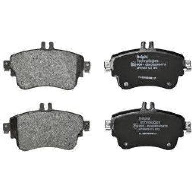 Delphi Bremsbelagsatz, Scheibenbremse LP2442