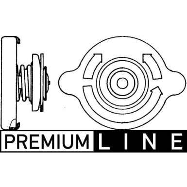 Mahle Verschlussdeckel, Kühler BEHR Premium Line CRB 17 000P