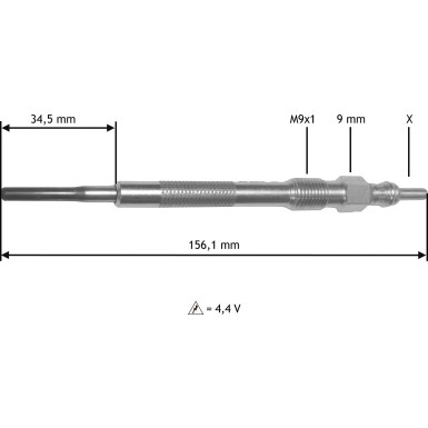 Valeo | Glühkerze | 345219