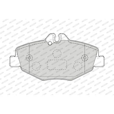 Ferodo Bremsbelagsatz, Scheibenbremse PREMIER ECO FRICTION FDB1414