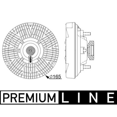 Mahle | Kupplung, Kühlerlüfter | CFC 238 000P