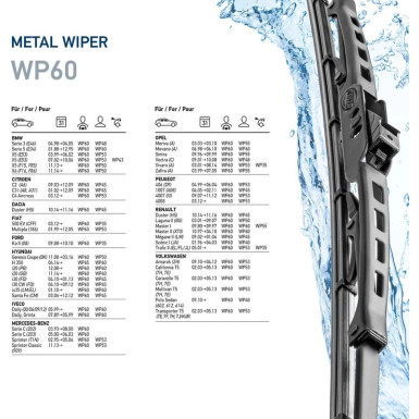 Hella Wischblatt Scheibenwischer Metal 9XW 178 878-241