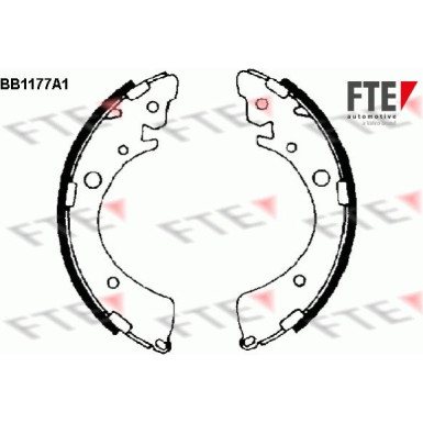 FTE | Bremsbackensatz | 9100040