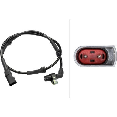 Hella | Sensor, Raddrehzahl | 6PU 009 106-651