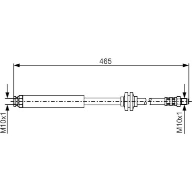 BOSCH | Bremsschlauch | 1 987 476 079
