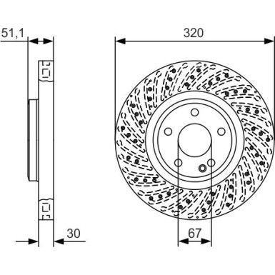 0 986 479 A60 Bremsscheibe
