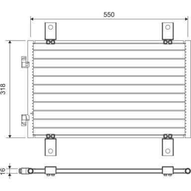 Valeo | Kondensator, Klimaanlage | 818018