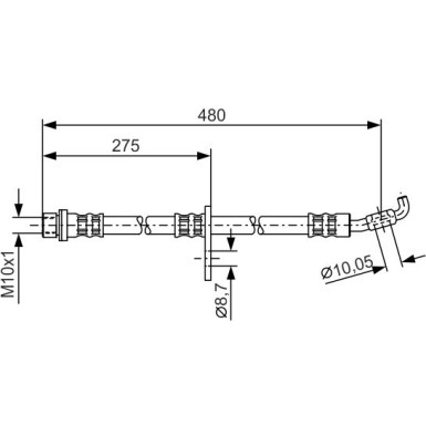 1 987 476 757 Bremsschlauch