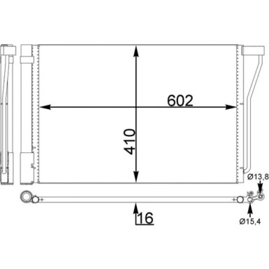 Mahle | Kondensator, Klimaanlage | AC 781 000S
